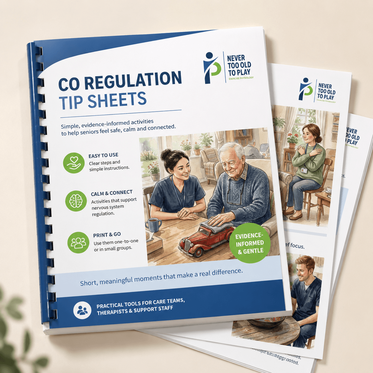 Co Regulation Tip Sheets designed for practical use by care teams
